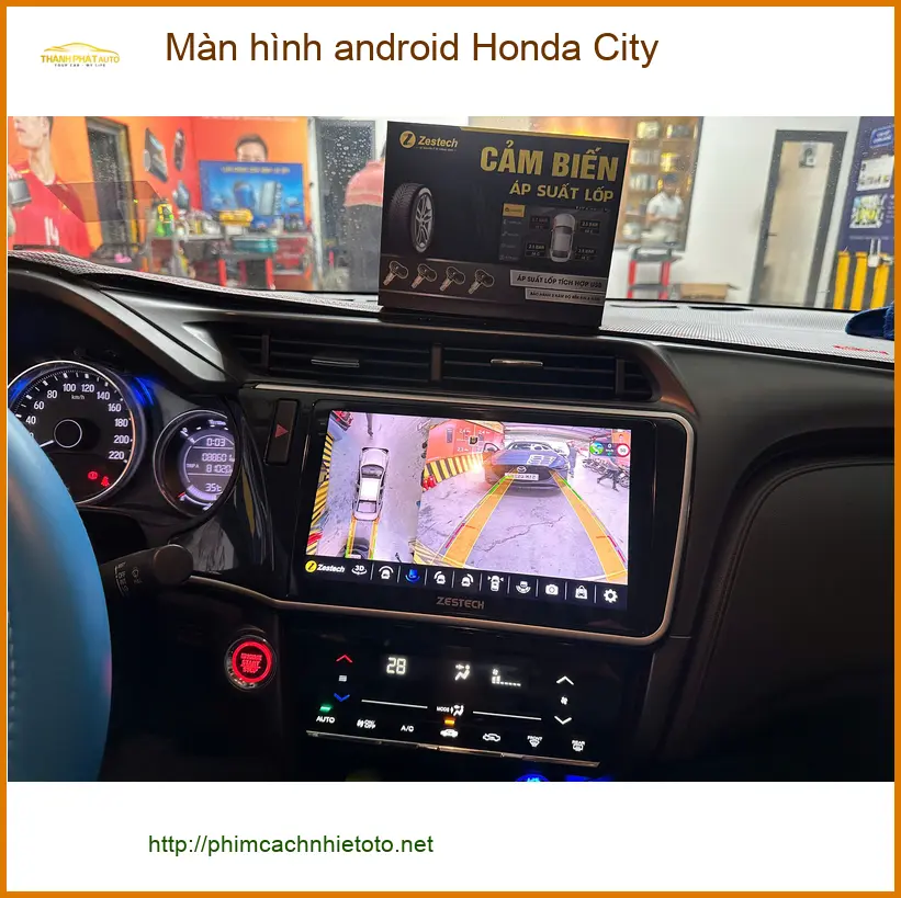 Anh Khánh Duy lắp màn hình Android Honda City Quận 12 nâng cấp giải trí ảnh thực tế 2