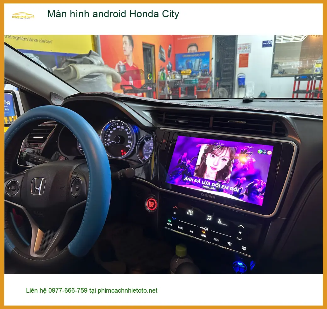 Anh Khánh Duy lắp màn hình Android Honda City Quận 12 nâng cấp giải trí ảnh thực tế 4