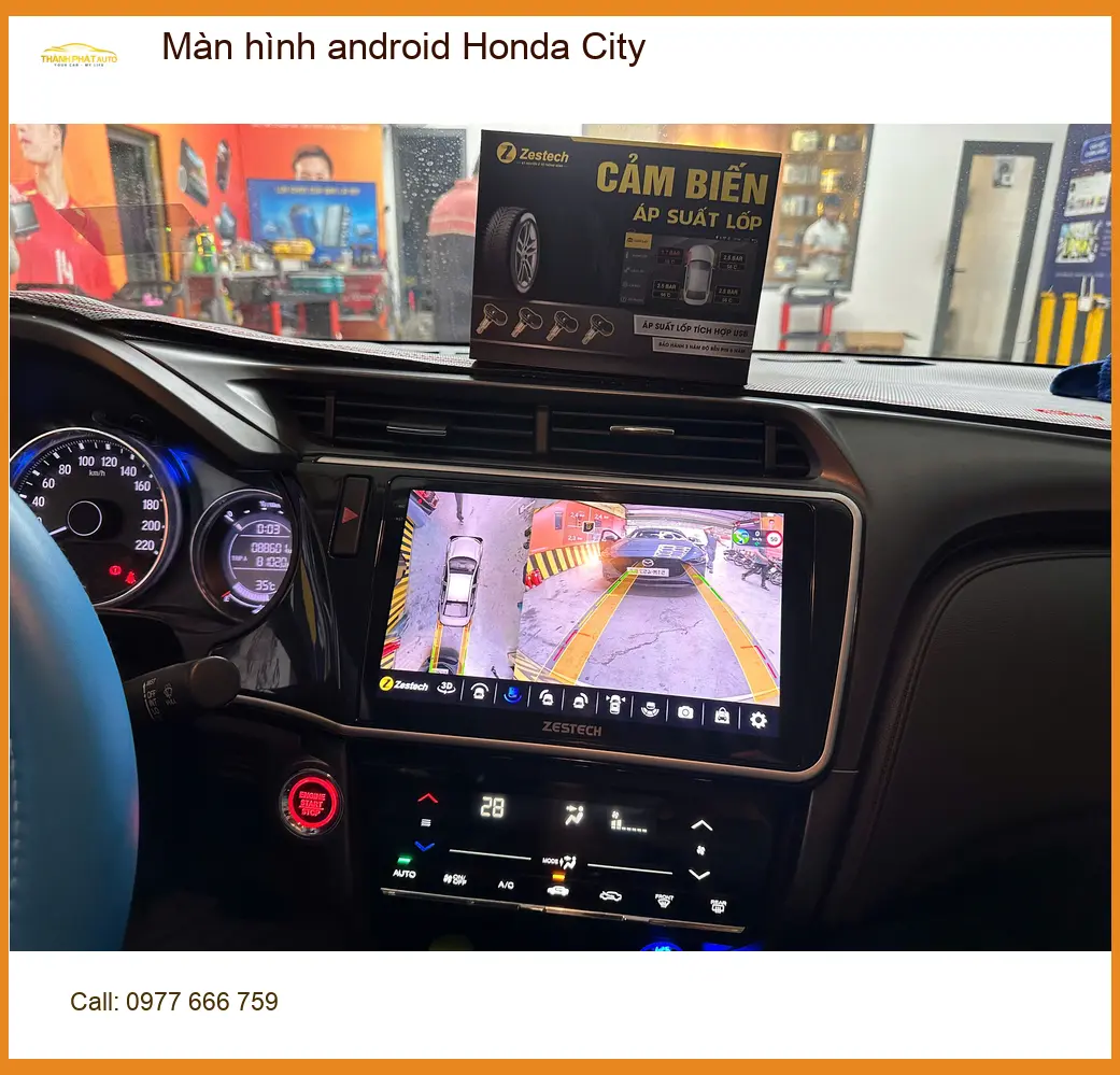 Anh Dũng lắp màn hình Android Honda City tại Thủ Đức, trải nghiệm mới