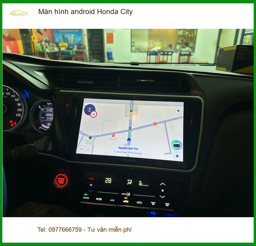 Anh Dũng lắp màn hình Android Honda City tại Thủ Đức, trải nghiệm mới ảnh thực tế 2
