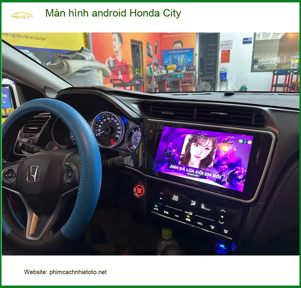 Anh Dũng lắp màn hình Android Honda City tại Thủ Đức, trải nghiệm mới ảnh thực tế 3