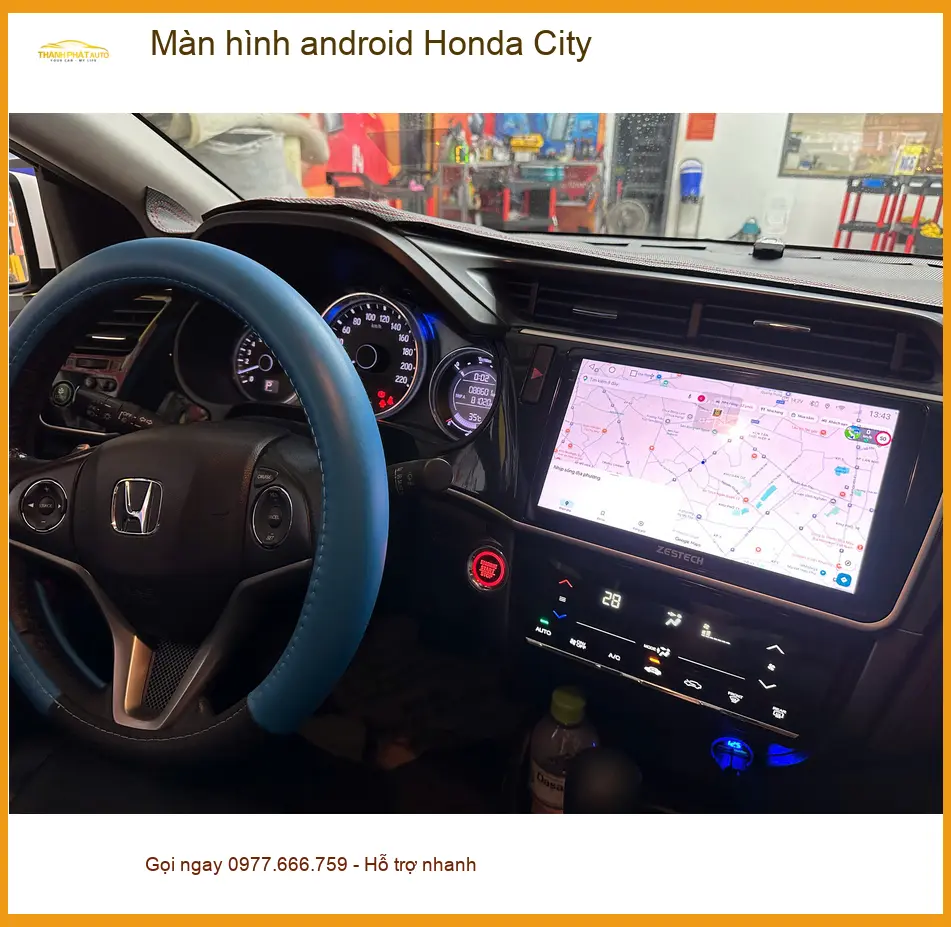 Anh Dũng lắp màn hình Android Honda City tại Thủ Đức, trải nghiệm mới ảnh thực tế 5