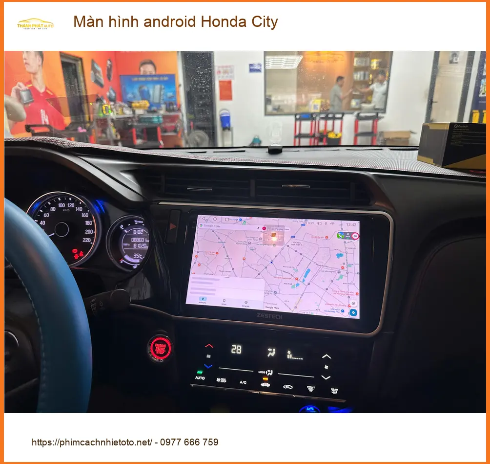 Anh Tấn lắp màn hình android Honda City Quận 1 để nâng tầm trải nghiệm giải trí