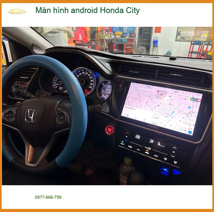 Anh Tấn lắp màn hình android Honda City Quận 1 để nâng tầm trải nghiệm giải trí ảnh thực tế 5