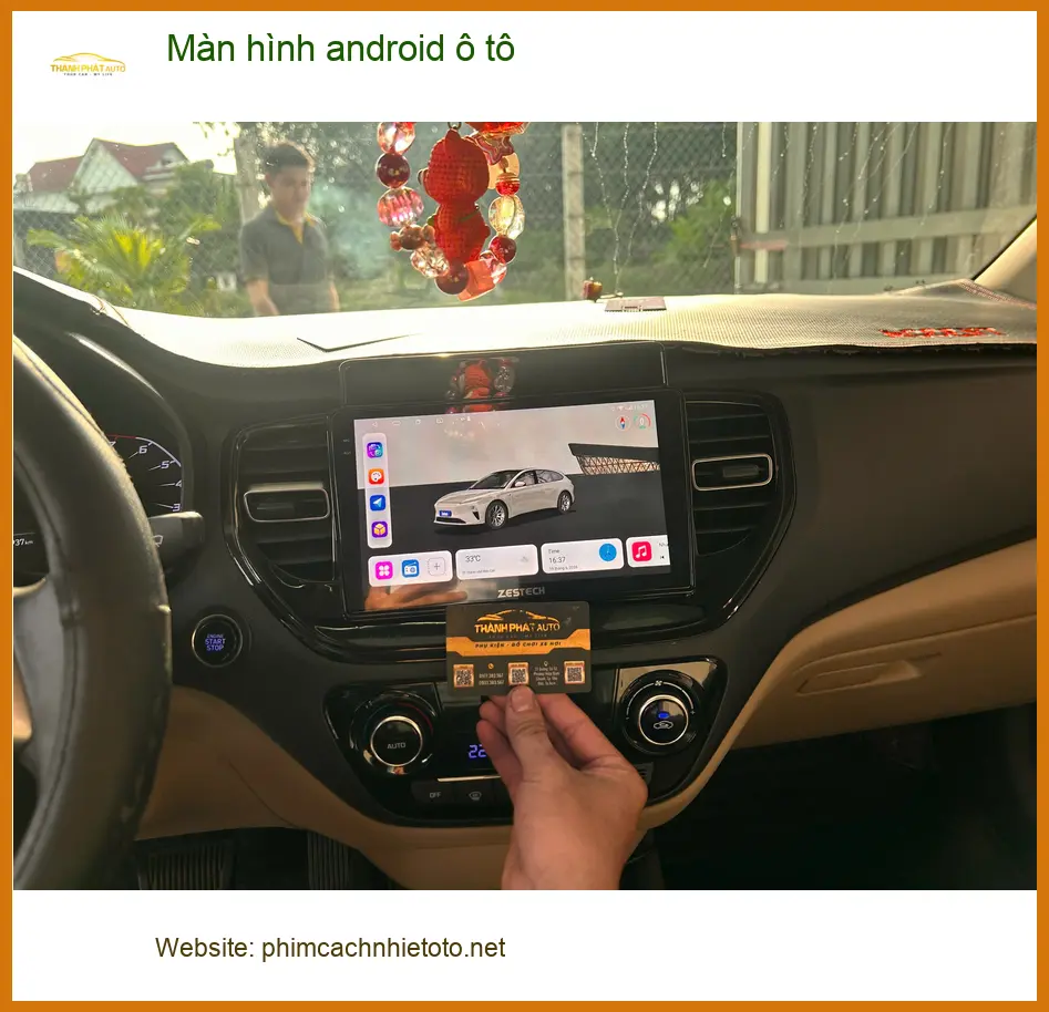 Anh Kiên lắp màn hình Android ô tô cho Mitsubishi Xpander tại Thủ Đức để giải trí