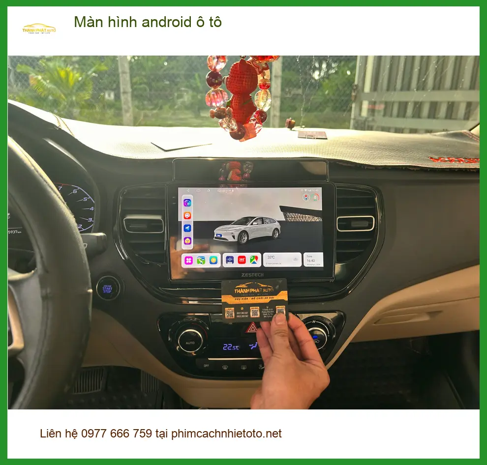 Anh Kiên lắp màn hình Android ô tô cho Mitsubishi Xpander tại Thủ Đức để giải trí ảnh thực tế 4