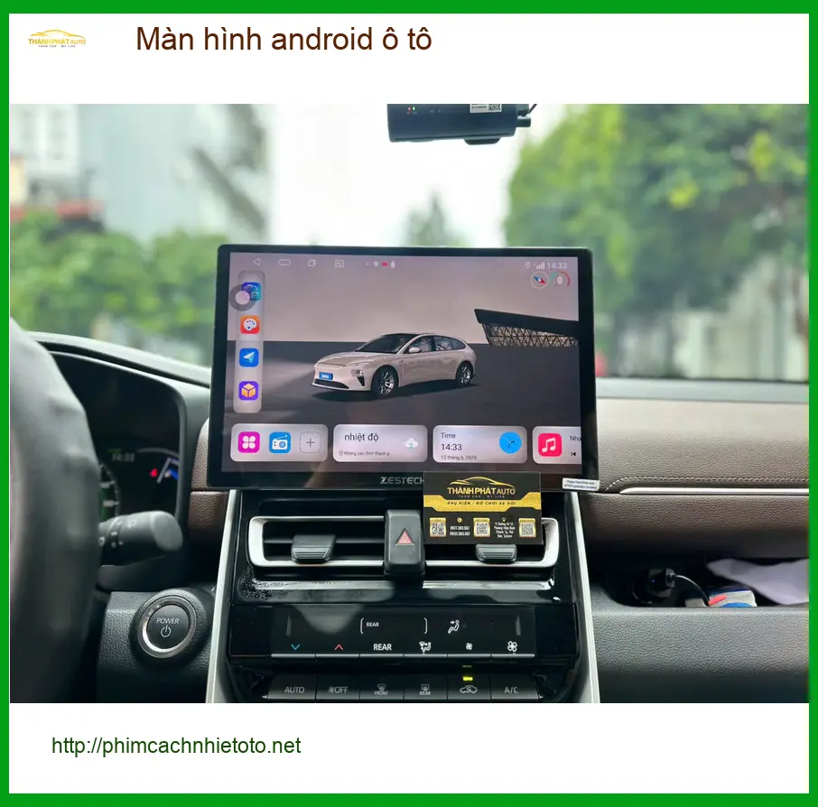 Anh Bách lắp màn hình Android ô tô cho Kia Seltos tại Quận 6 tìm nơi uy tín ảnh thực tế 4