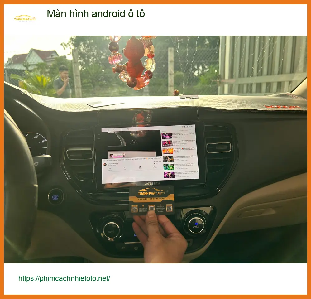 Anh Kiên lắp màn hình Android ô tô cho Mitsubishi Xpander tại Thủ Đức để giải trí ảnh thực tế 5