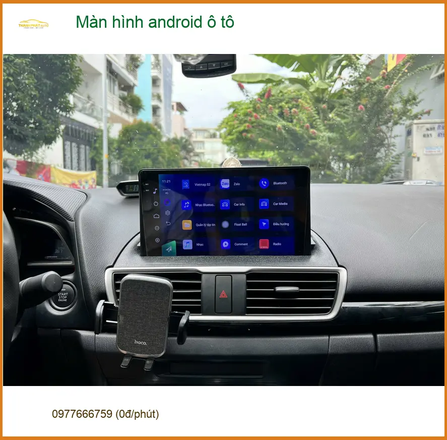 Anh Vĩnh lắp màn hình android ô tô cho Mazda CX-5 ở Nhà Bè ảnh thực tế 2