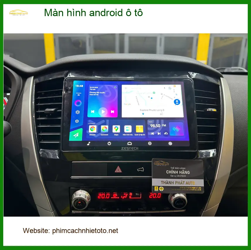 Dịch vụ lắp màn hình Android ô tô uy tín cho anh Khải tại Gò Vấp ảnh thực tế 2