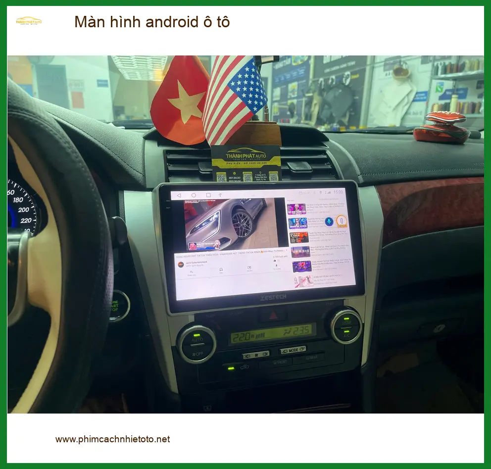 Cô Bích lắp màn hình Android ô tô cho Suzuki XL7 ở Quận 3. ảnh thực tế 2