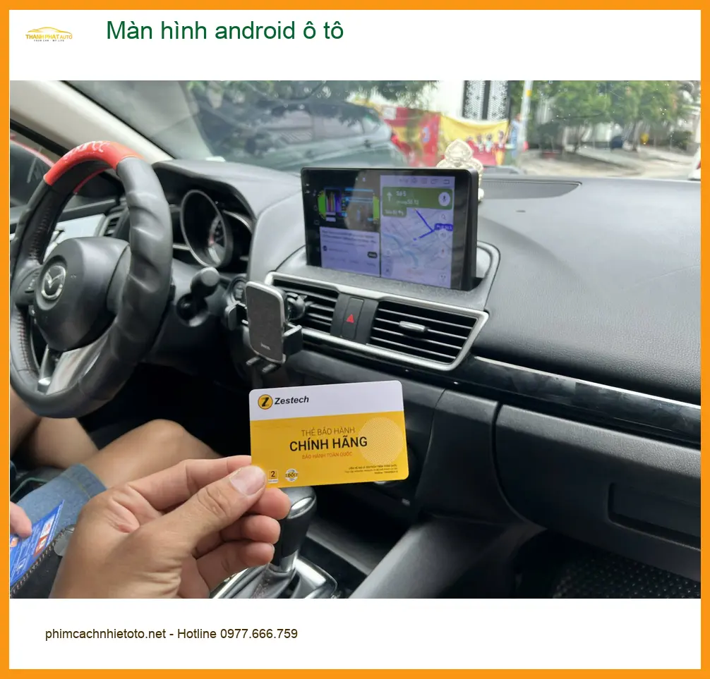 Chú Sơn lắp màn hình Android ô tô Zestech cho Mazda 3 tại Quận 2 để có nhiều tính năng hơn