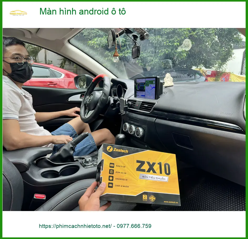 Chú Sơn lắp màn hình Android ô tô Zestech cho Mazda 3 tại Quận 2 để có nhiều tính năng hơn ảnh thực tế 2