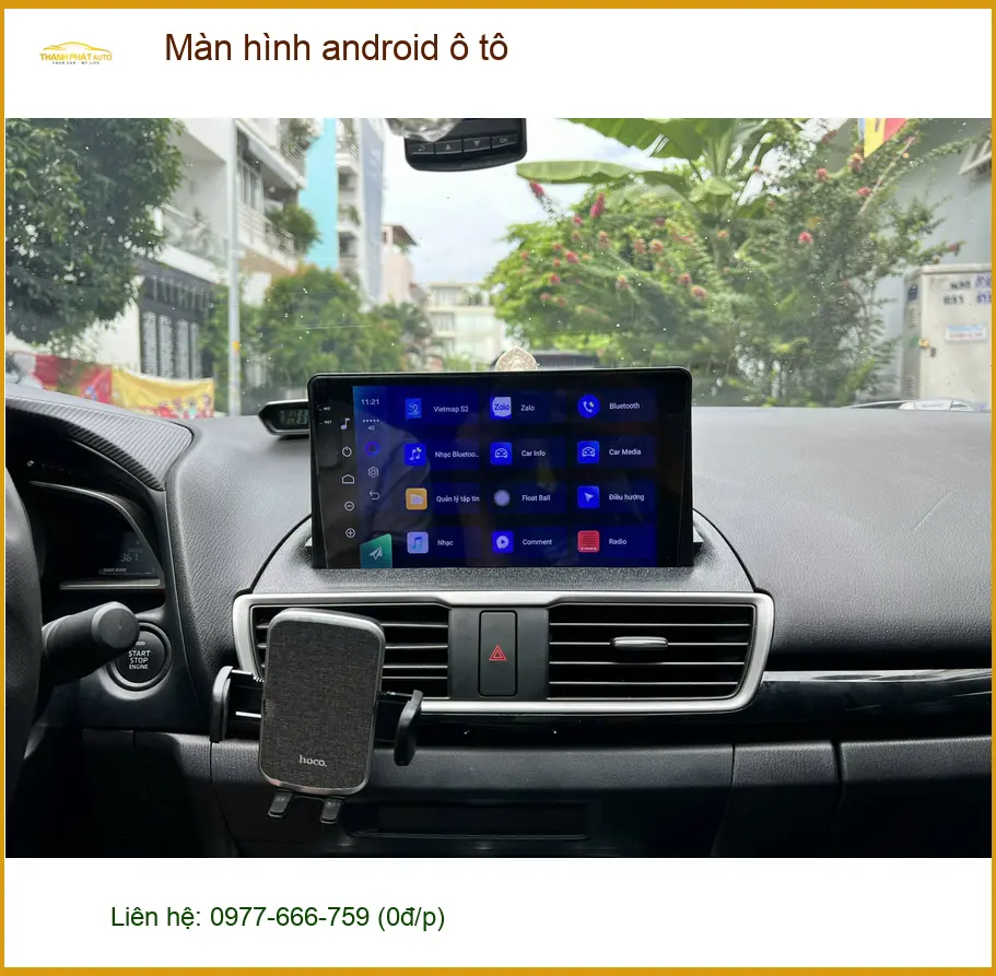 Chú Sơn lắp màn hình Android ô tô Zestech cho Mazda 3 tại Quận 2 để có nhiều tính năng hơn ảnh thực tế 3