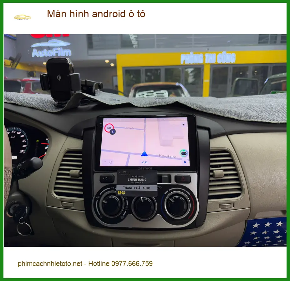 Chị Kim Anh nâng cấp màn hình Android ô tô cho Toyota Vios tại Bình Chánh để giải trí tiện lợi ảnh thực tế 2