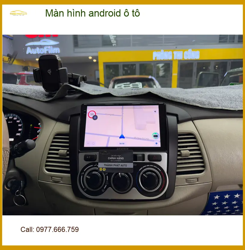 Anh Long lắp màn hình Android ô tô cho Hyundai Accent tại Quận Gò Vấp ảnh thực tế 2