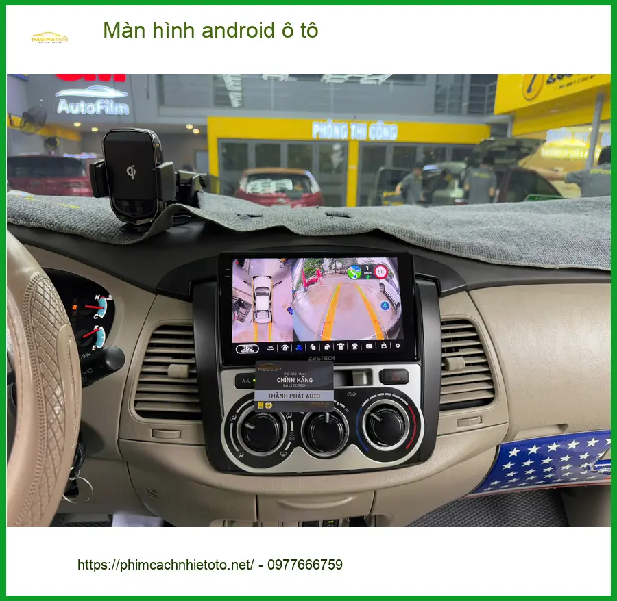 Chị Kim Anh nâng cấp màn hình Android ô tô cho Toyota Vios tại Bình Chánh để giải trí tiện lợi ảnh thực tế 3