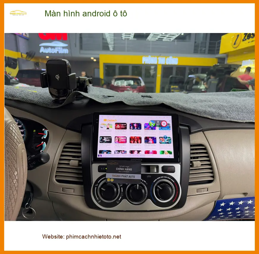 Anh Long lắp màn hình Android ô tô cho Hyundai Accent tại Quận Gò Vấp ảnh thực tế 4