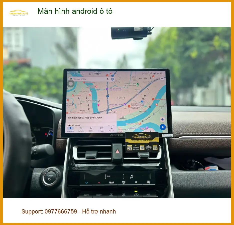 Chú Cường lắp màn hình Android ô tô cho Hyundai Accent tại Quận Tân Bình ảnh thực tế 2