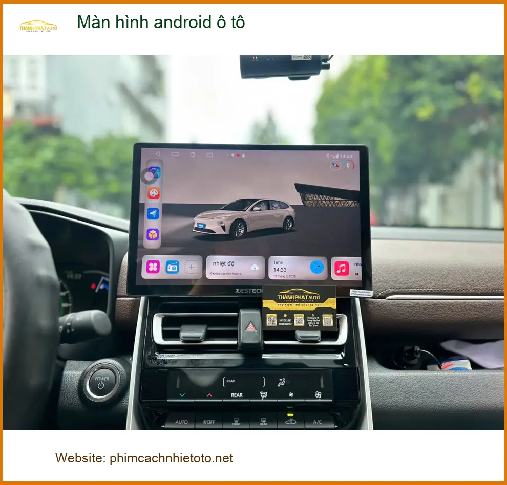 Chú Cường lắp màn hình Android ô tô cho Hyundai Accent tại Quận Tân Bình ảnh thực tế 3
