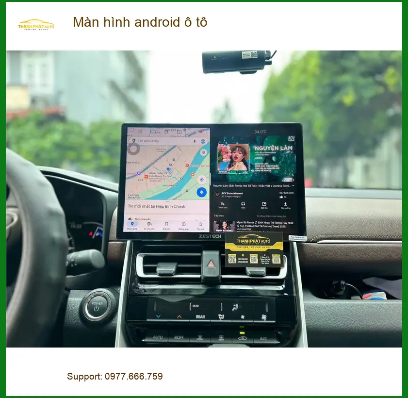 Chú Cường lắp màn hình Android ô tô cho Hyundai Accent tại Quận Tân Bình ảnh thực tế 5