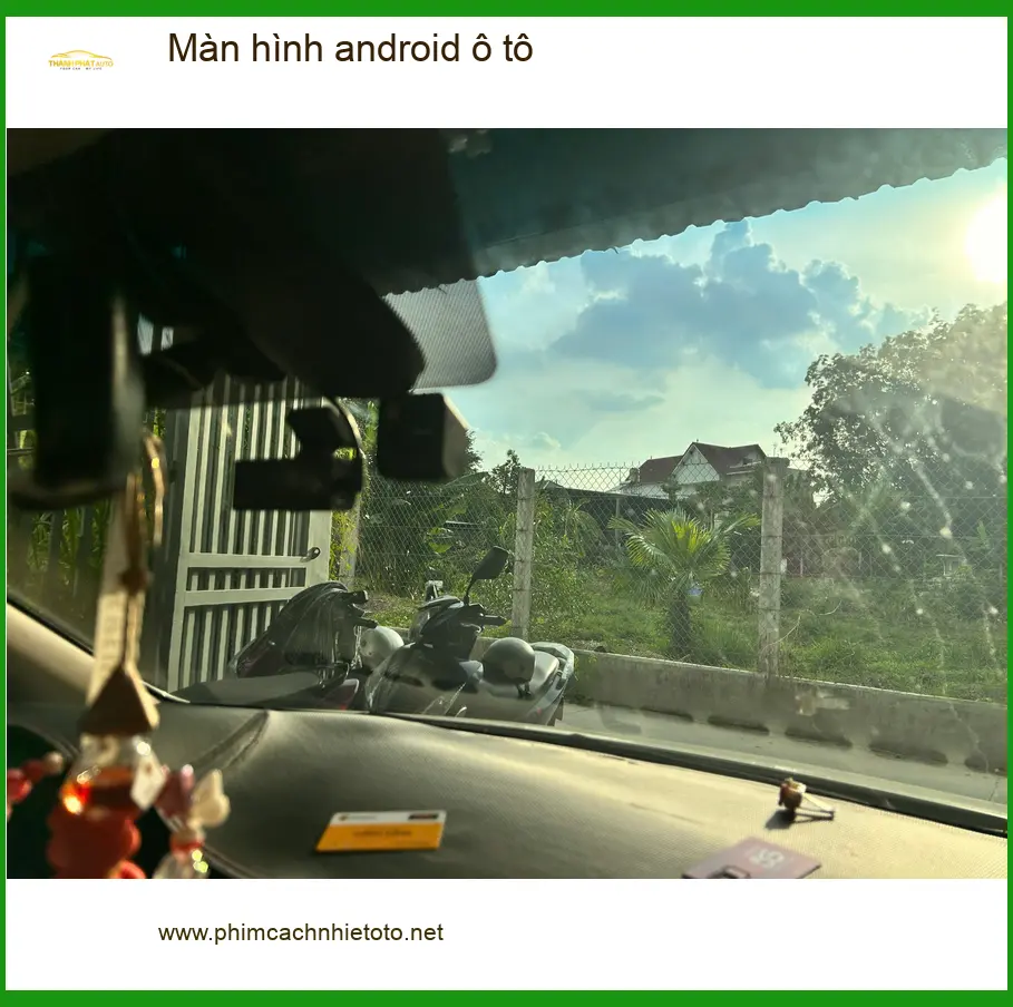 Chị Diệu lắp màn hình android ô tô Hyundai Accent tại Hóc Môn để tiện di chuyển công việc hàng ngày ảnh thực tế 4