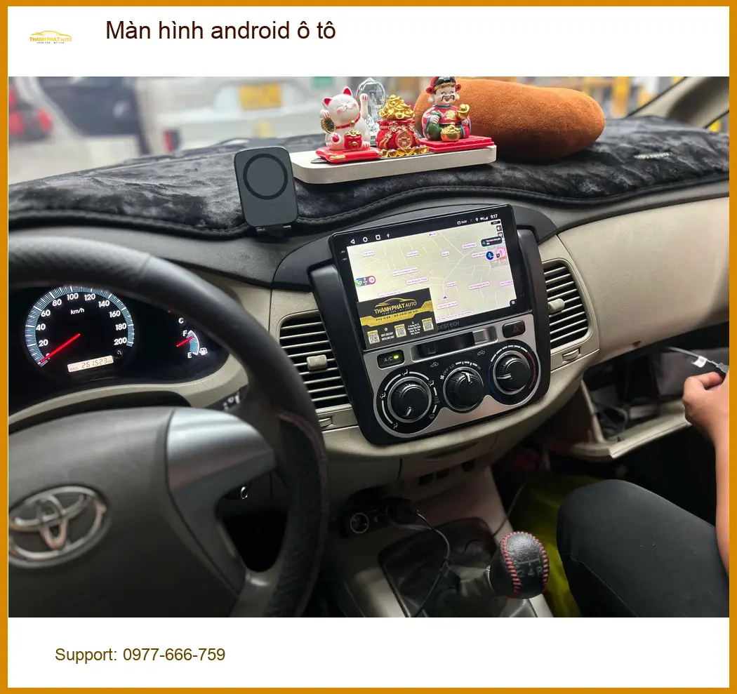 Chú Hưng lắp màn hình Android ô tô cho Honda CRV tại Quận 12 ảnh thực tế 2