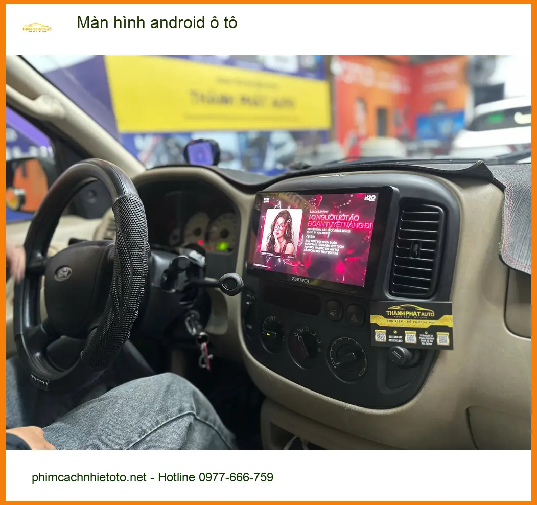 Anh Khải nâng cấp màn hình Android ô tô cho Hyundai Accent tại Thủ Đức ảnh thực tế 3