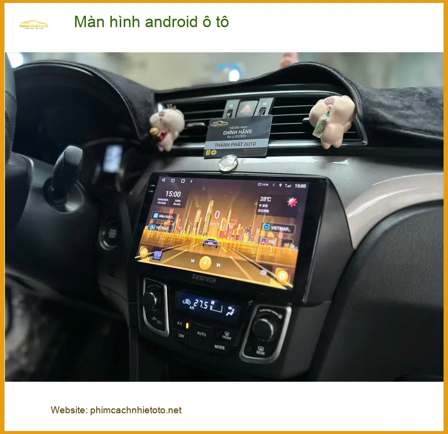 Anh Tấn nâng cấp màn hình Android ô tô cho Honda CRV ở Hóc Môn ảnh thực tế 2