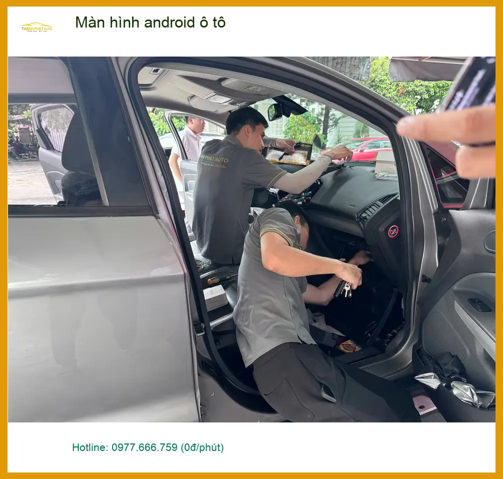 Chị Diệu gắn màn hình android ô tô cho Kia K3 tại Quận 12 để trải nghiệm công nghệ mới ảnh thực tế 2