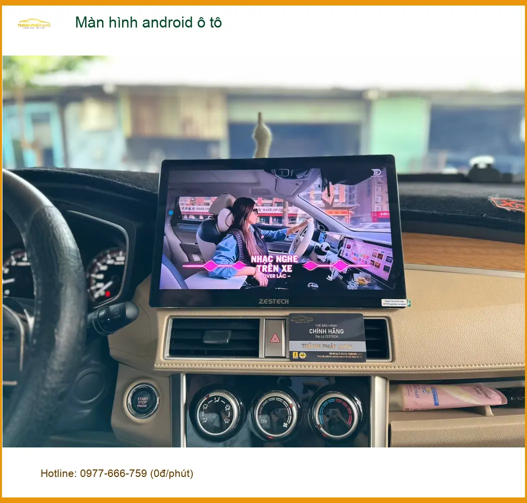 Chị Thanh Mai lắp màn hình Android ô tô Mazda 3 tại Phú Nhuận nâng tầm giải trí ảnh thực tế 2
