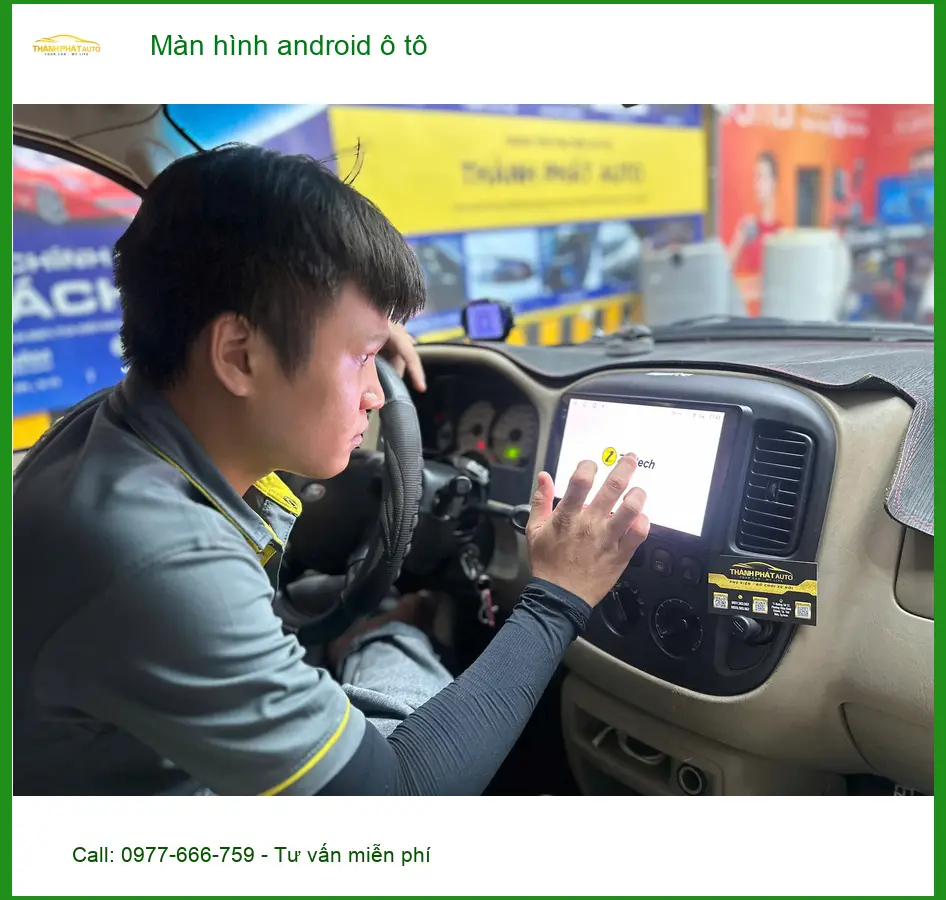 Anh Trọng nâng cấp màn hình android ô tô cho Honda CRV tại Quận 9 ảnh thực tế 3
