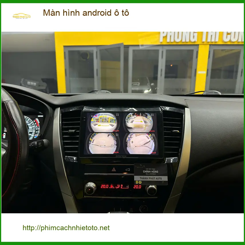 Anh Đức Anh lắp màn hình android ô tô cho Hyundai Accent tại Quận 3 vì màn zin lỗi thời ảnh thực tế 4