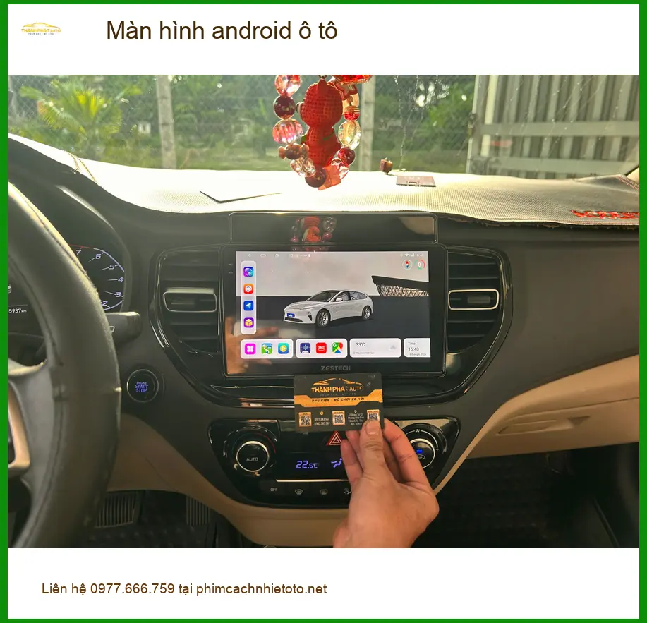 Anh Tấn nâng cấp màn hình android ô tô cho Hyundai Accent tại Quận Bình Thạnh ảnh thực tế 4