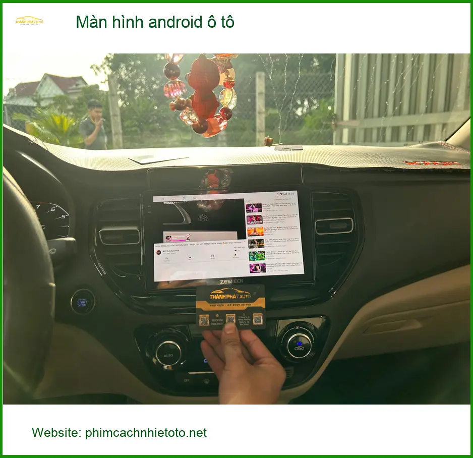 Anh Tấn nâng cấp màn hình android ô tô cho Hyundai Accent tại Quận Bình Thạnh ảnh thực tế 5
