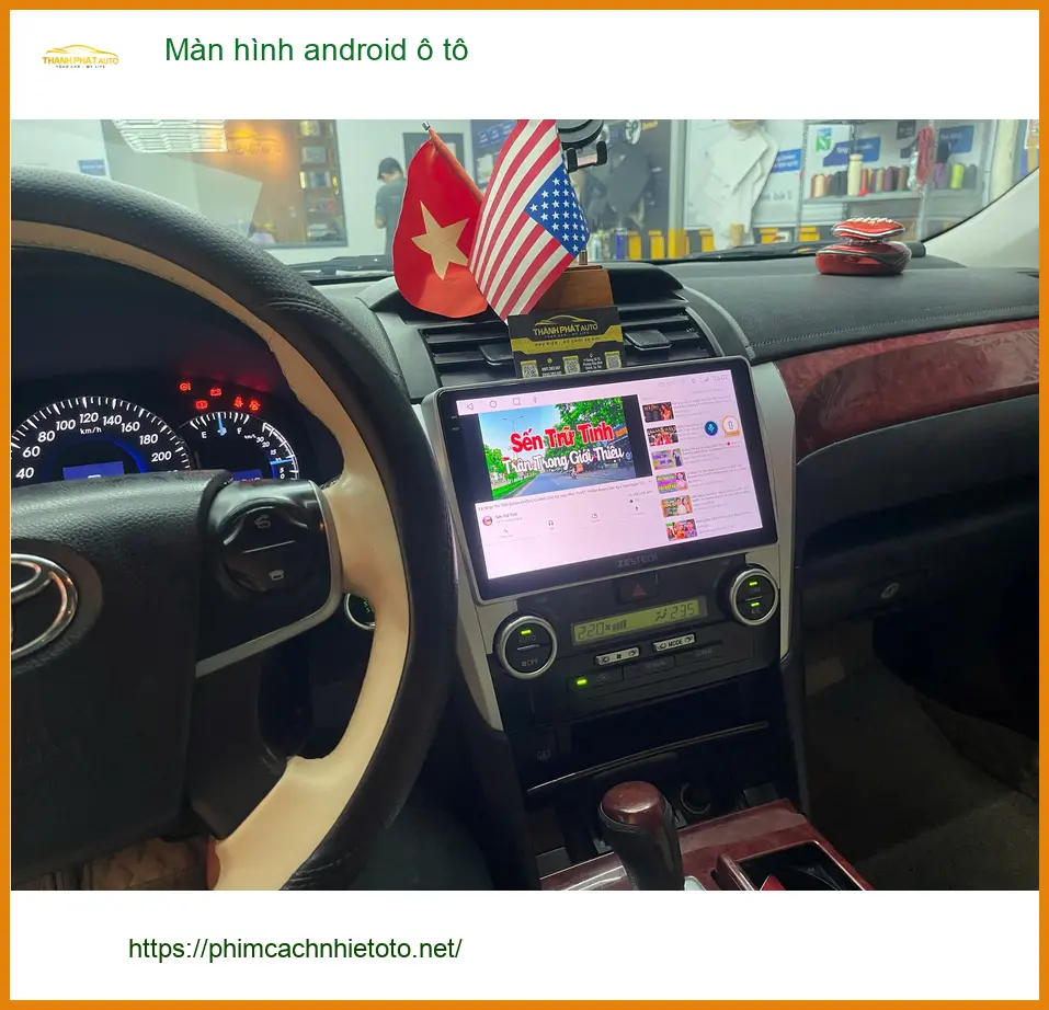 Anh Hoàng Nam nâng cấp màn hình Android ô tô Kia Carnival tại Thủ Đức ảnh thực tế 3