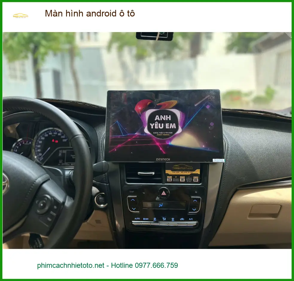 Chú Hùng lắp màn hình Android ô tô cho Honda CR-V tại Quận Phú Nhuận