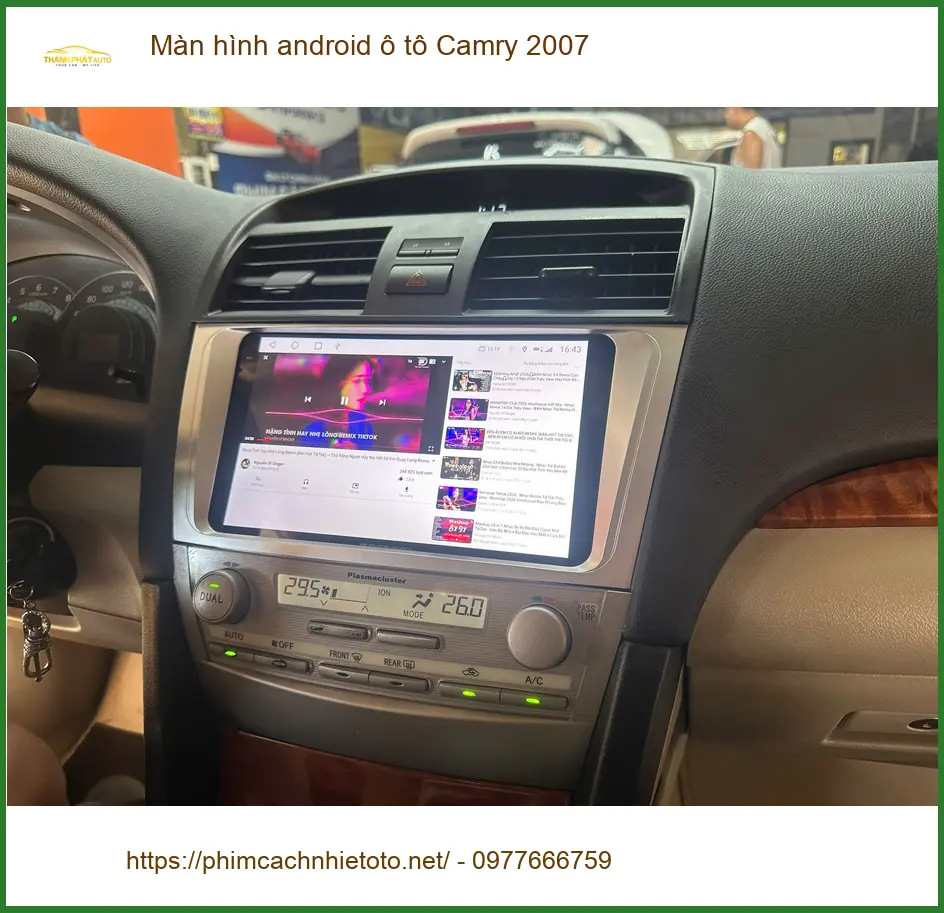 Anh Tùng lắp màn hình Android ô tô Camry 2007 Quận Bình Tân giá tốt ảnh thực tế 5