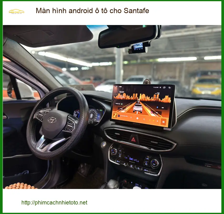 Anh Hưng lắp màn hình Android ô tô cho Santafe tại Quận 11 để nâng tầm trải nghiệm ảnh thực tế 2