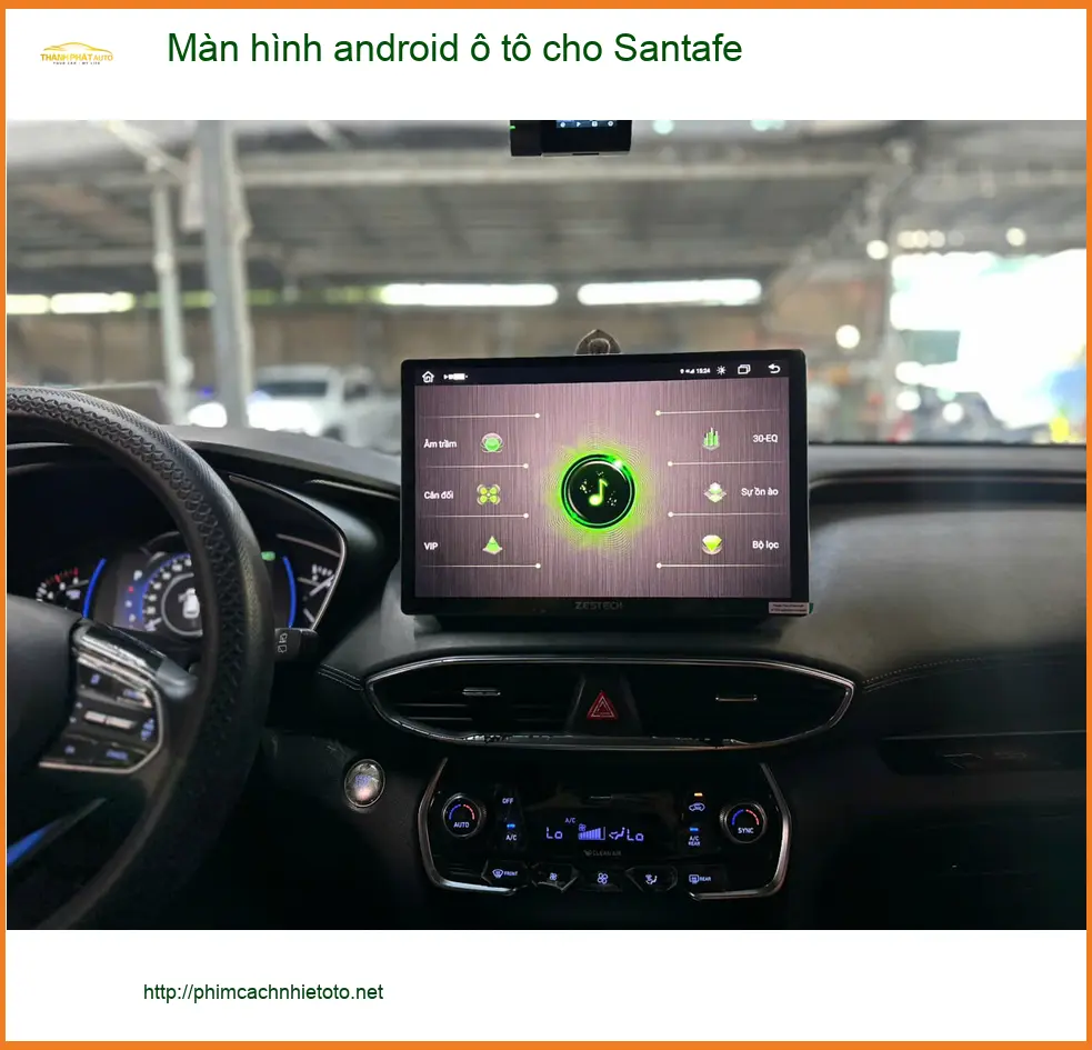 Anh Hưng lắp màn hình Android ô tô cho Santafe tại Quận 11 để nâng tầm trải nghiệm ảnh thực tế 4