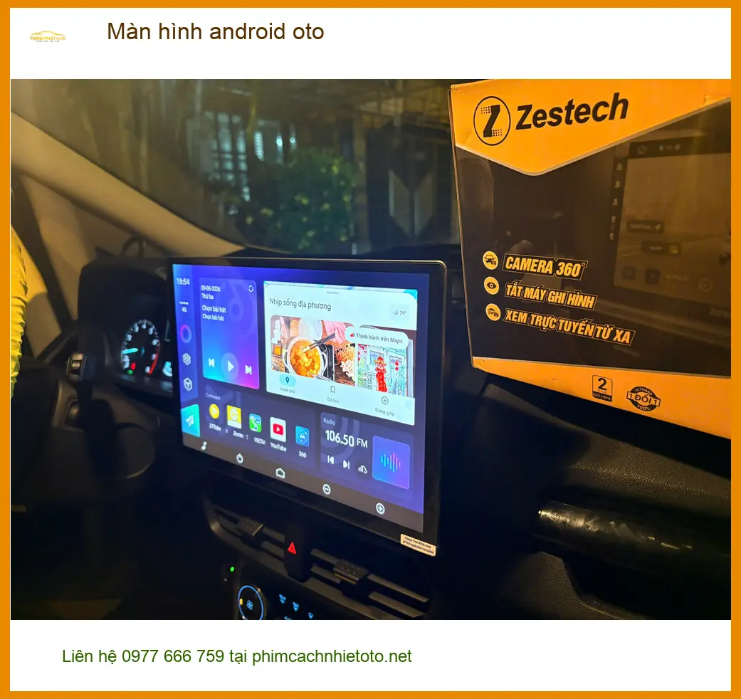 Anh Quân lắp màn hình Android ô tô Honda CRV tại Quận Tân Phú để xem YouTube ảnh thực tế 2