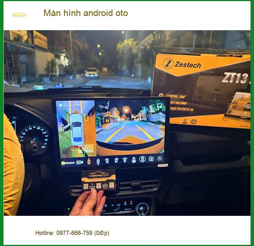 Anh Quân lắp màn hình Android ô tô Honda CRV tại Quận Tân Phú để xem YouTube ảnh thực tế 3