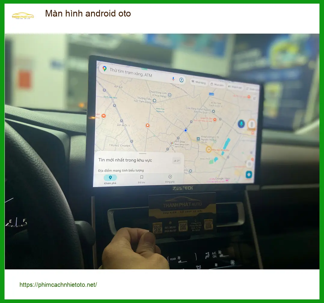 Anh Quang nâng cấp màn hình android oto Hyundai Accent tại Quận Thủ Đức