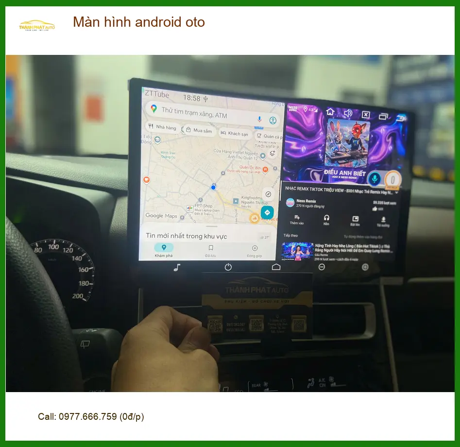 Anh Quang nâng cấp màn hình android oto Hyundai Accent tại Quận Thủ Đức ảnh thực tế 2