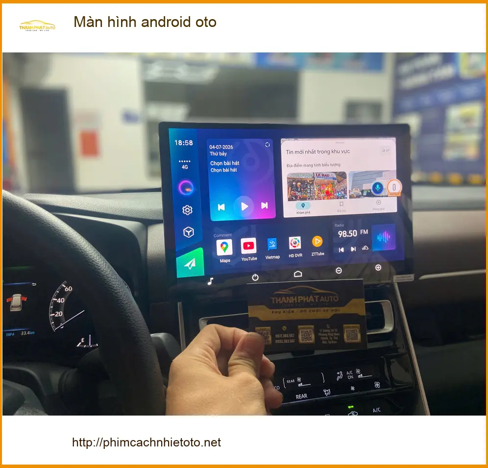 Anh Quang nâng cấp màn hình android oto Hyundai Accent tại Quận Thủ Đức ảnh thực tế 4