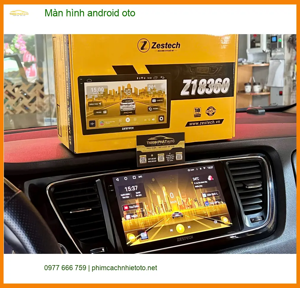 Anh Long nâng cấp màn hình android oto Hyundai Accent vì màn zin cũ chậm tại Quận 12