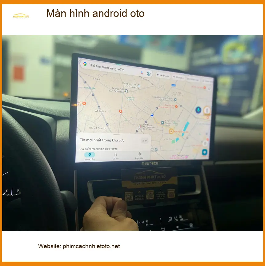 Anh Tấn lắp màn hình Android ô tô cho Hyundai Elantra tại Quận 12 tiện lợi