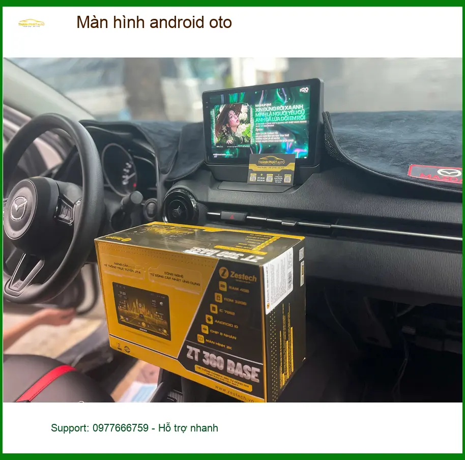 Anh Minh lắp màn hình Android ô tô Kia K3 Thủ Đức, cần màn hình thông minh.