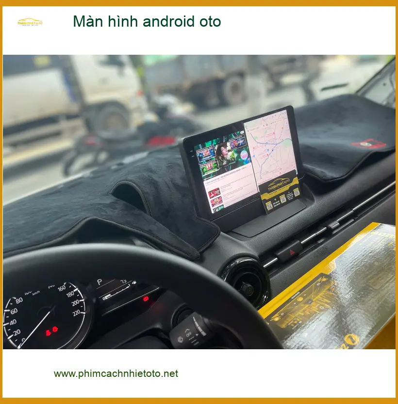 Anh Minh lắp màn hình Android ô tô Kia K3 Thủ Đức, cần màn hình thông minh. ảnh thực tế 2