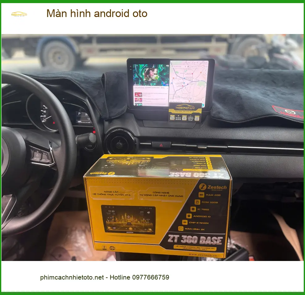 Anh Minh lắp màn hình Android ô tô Kia K3 Thủ Đức, cần màn hình thông minh. ảnh thực tế 3